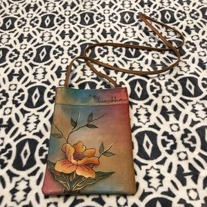 Anuschka Hummingbird Mini Travel Crossbody